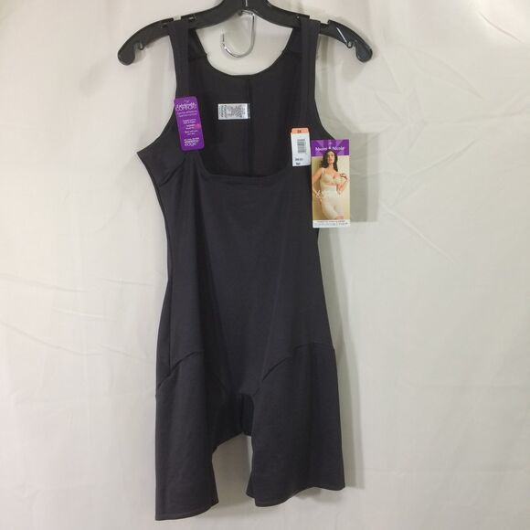 Naomi & Nicole Torsette Thigh Slimmer 7071 Black 3X NWT Shapewear Comfort Fit - Picture 3 of 6